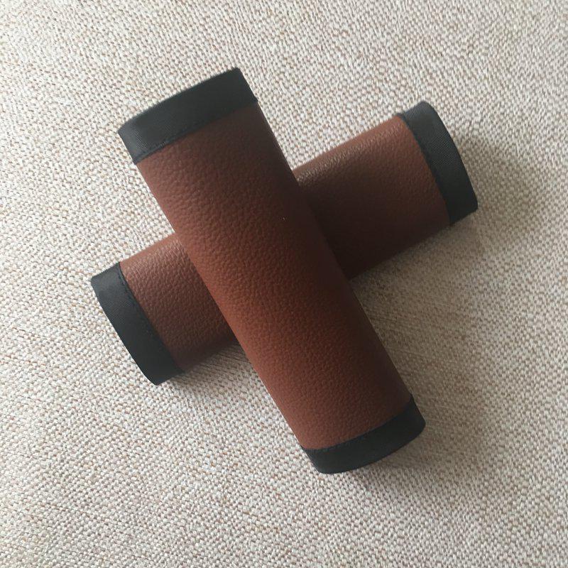 Accesorios para cochecito de bebé, silla de ruedas con asa, reposabrazos de cochecito de bebé, funda protectora de Pu para cochecito de bebé babyzen yoyo yoya: short brown