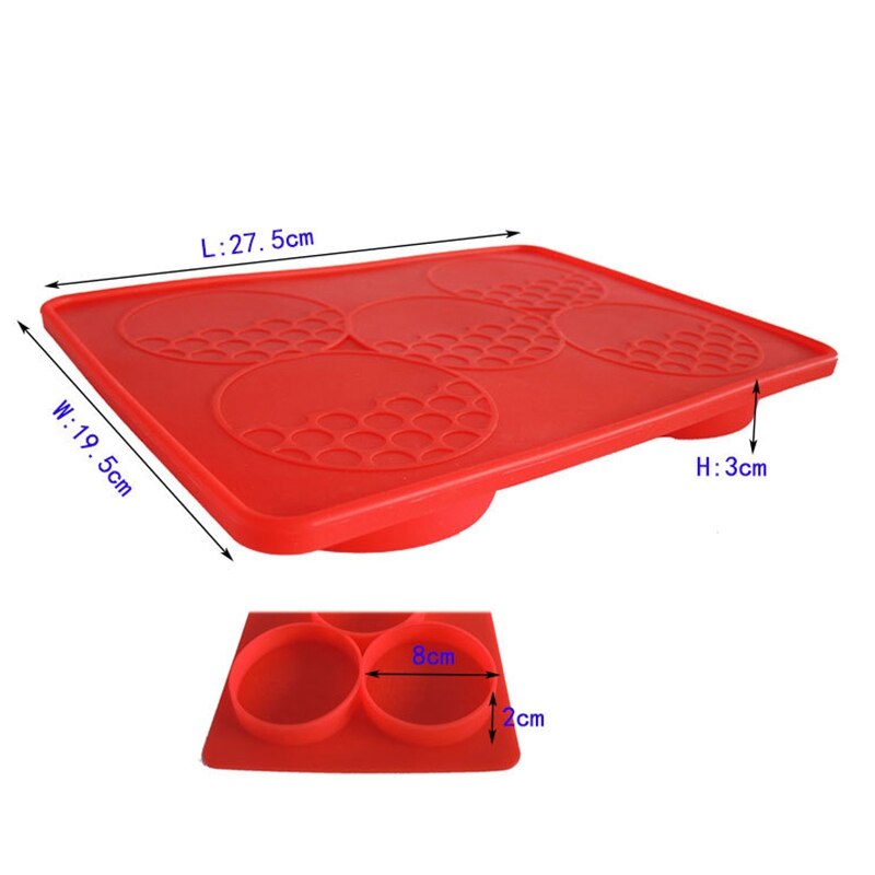Silicone Baking Square Burger Mould Manual Hamburger Forms Press Burger Patties Maker Press Hamburger Mold Grill