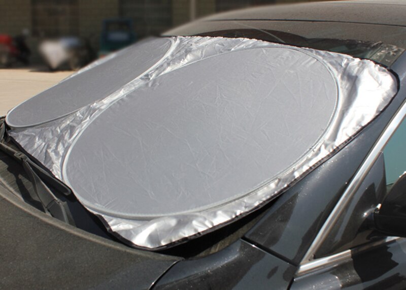 150 x 70cm bil solskærm solskærm skærm front beskyttelse bagrude film forrude dæksel uv protect reflektor bil-styling