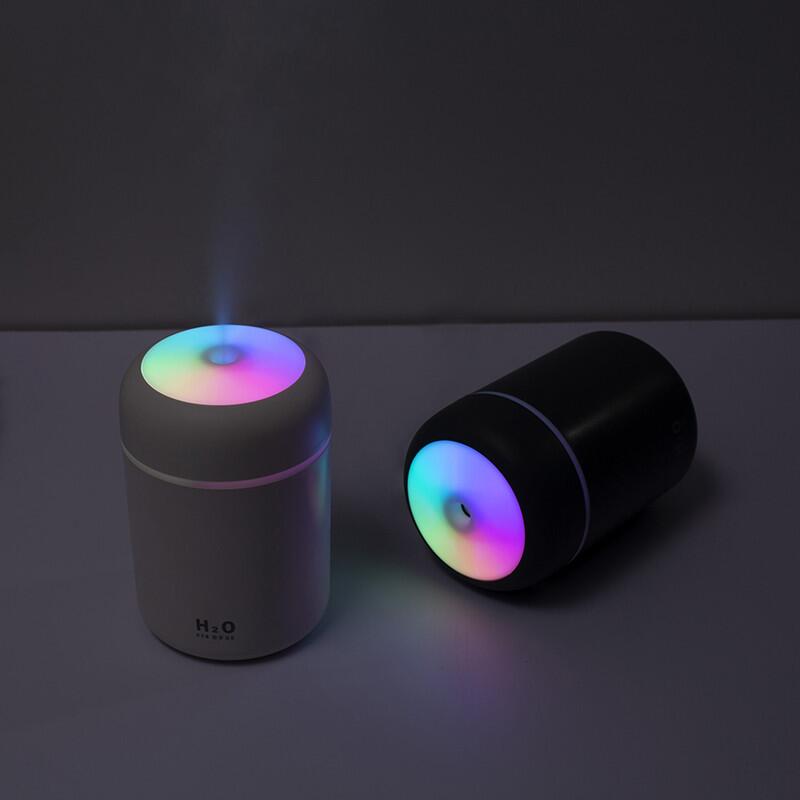 300ml Air Humidifier Led Light USB Ultrasonic Dazzle Cup Aroma Diffuser Cool Mist Maker Aromatherapy Humidificador Difusor