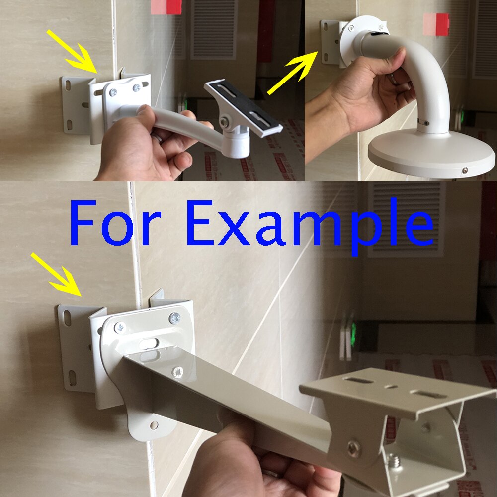 Soporte de cámara CCTV de ángulo recto de 90 grados, montaje en pared, esquina de pared externa, para cámara de vigilancia de seguridad
