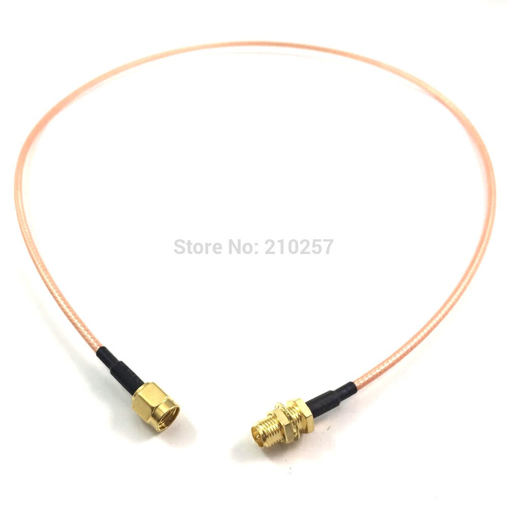 5pcs RG316 Coaxial Cable rp-Sma Male to rp-Sma Female Connector 50cm