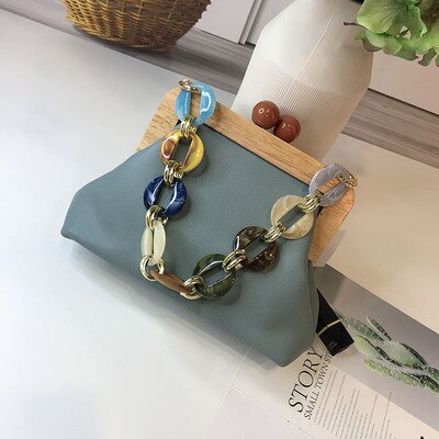 Frauen Abend Tasche Luxus Kasten Eimer Tasche Acryl Clip Kette Elegante Frauen Handtasche Bankett Partei Schulter Taschen Neue