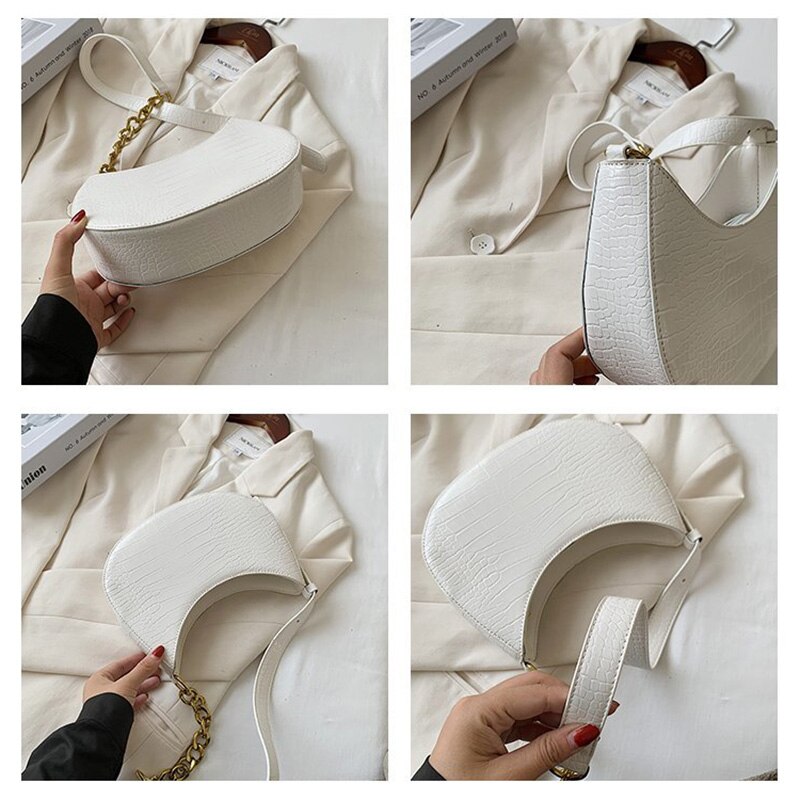 Krokodil Patroon Pu Lederen Tassen Voor Vrouwen Zomer Dag Schouder Handtas Vrouwelijke Reizen Sac Een belangrijkste