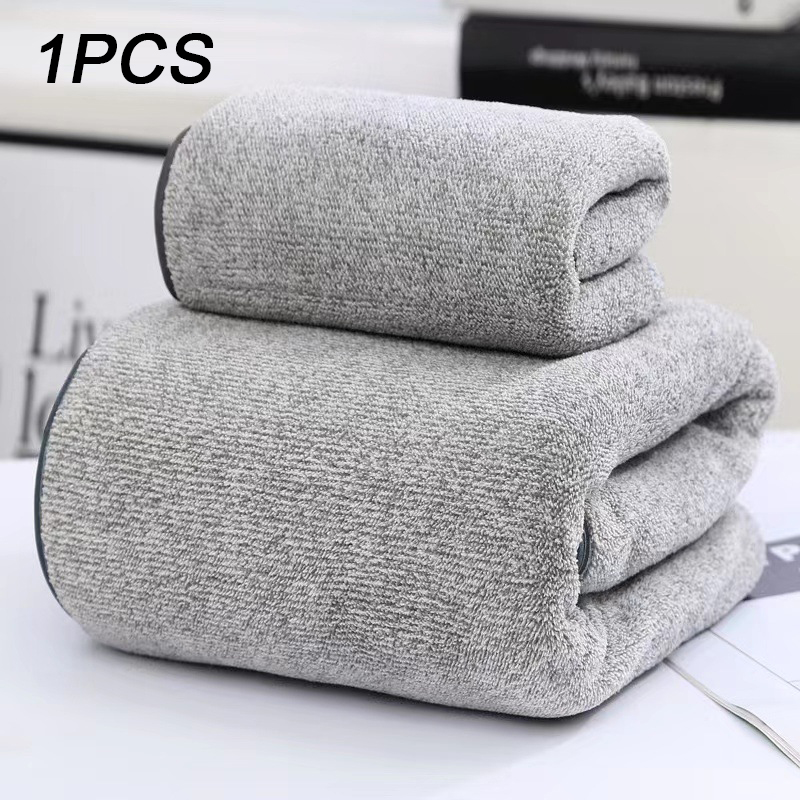 Coral Fleece Towel Bath Towel Quick and Easy to Dry Soft Absorbent Towels Bathroom Hotel Eco-Friendly Beach Towel For Home: XS / light yellow