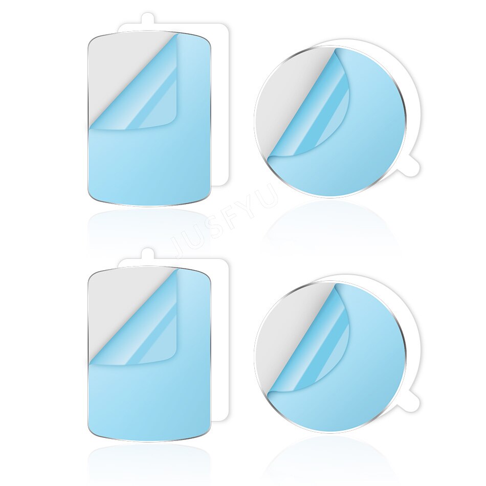 3M Metal Plate Disk iron Sheet For Magnet Mobile Cell Phone Holder For Magnetic Car Air Vent Mount Phone Stand Mount Support: 2 Round 2 Rectangle