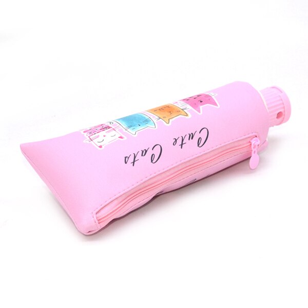 Etui Schoolbenodigdheden Materiaal Escolar Estojo Escola Kalemlik Kalem Kutusu Trousse Scolaire Stylo Pencilcase Tandpasta: Cat