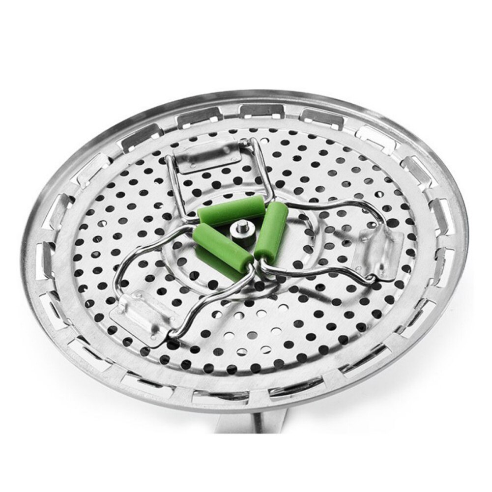 Foldable Steamer Stainless Steel Food Steamer Basket Mesh Fruit Desserts Plate Vegetable Cooker Steamer Kitchen Supplies