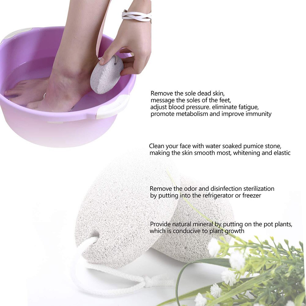 Scrub Stone Dead Skin Remove Pedicure Scrubber Natural Pumice Stone Foot File Foot Care Exfoliating Scrub Stone