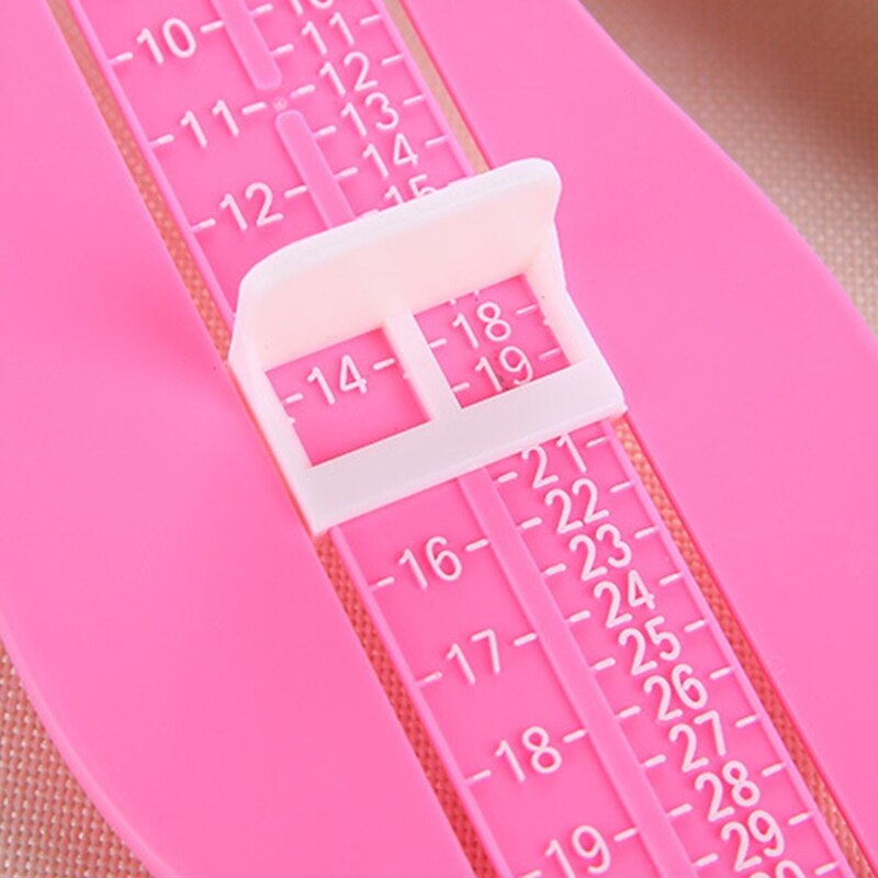 Babysko børn børn fod skostørrelse måle værktøj spædbarn enhed lineal kit 6-20cm