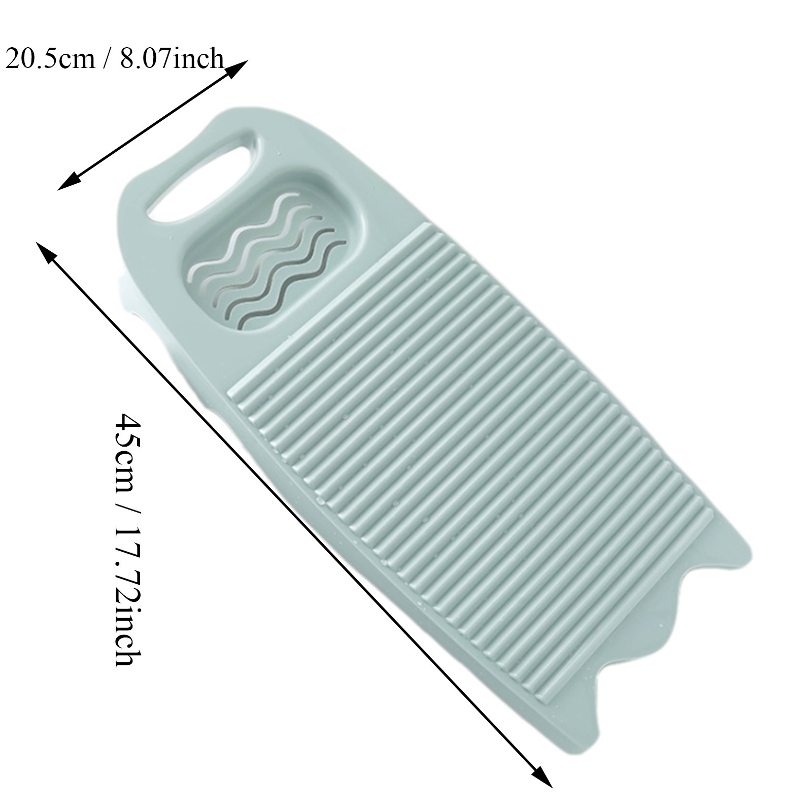 Wash Board Thickened Hand Wash Laundry Boards Dirty Clothes Washboard with Soap Holder for Underwear Lingerie Cleaning