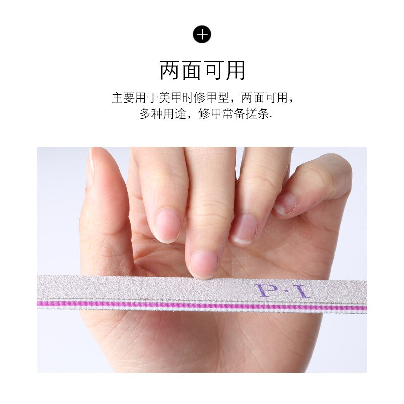 1Pcs Square Nail File 100/180 Half Moon Sandpaper Nail Sanding Blocks Grinding Polishing Manicure Care Tools