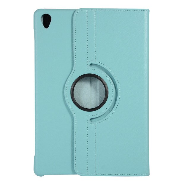 iBuyiWin 360 Degree Rotating Smart PU Leather Cover for Huawei MediaPad M6 10.8 Tablet Funda Case for M6 Pro 10.8" Capa+Film+Pen: light blue