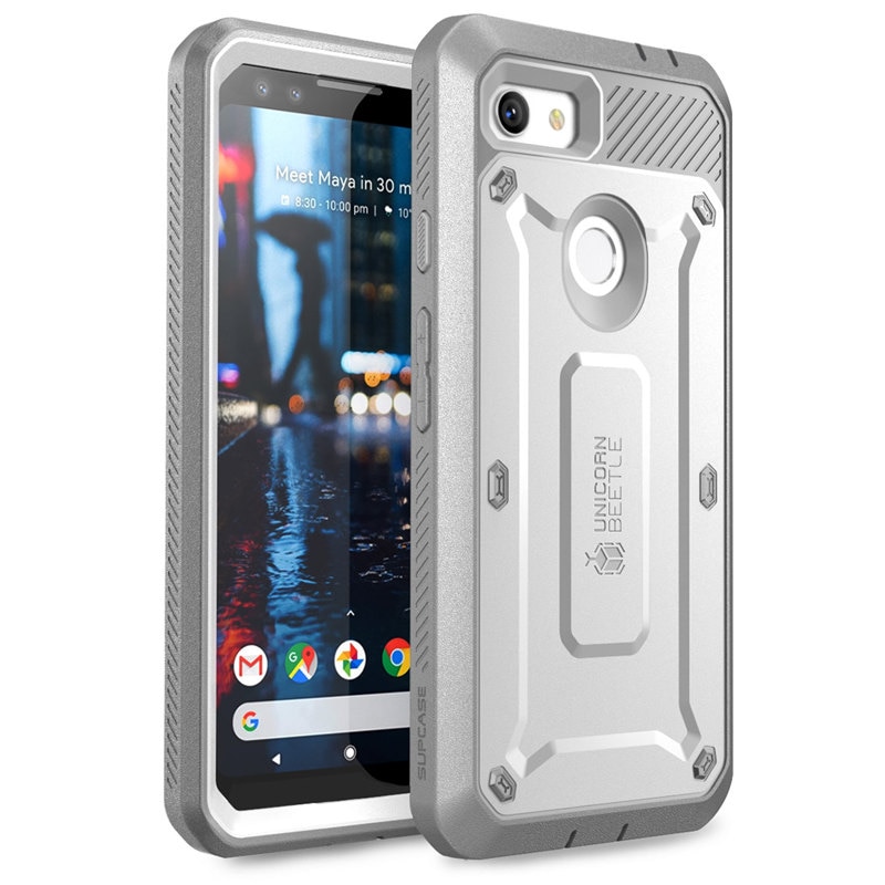 SUPCASE For Google Pixel 3a Case Release) UB Pro Full-Body Rugged Holster Protective Case with Built-in Screen Protector