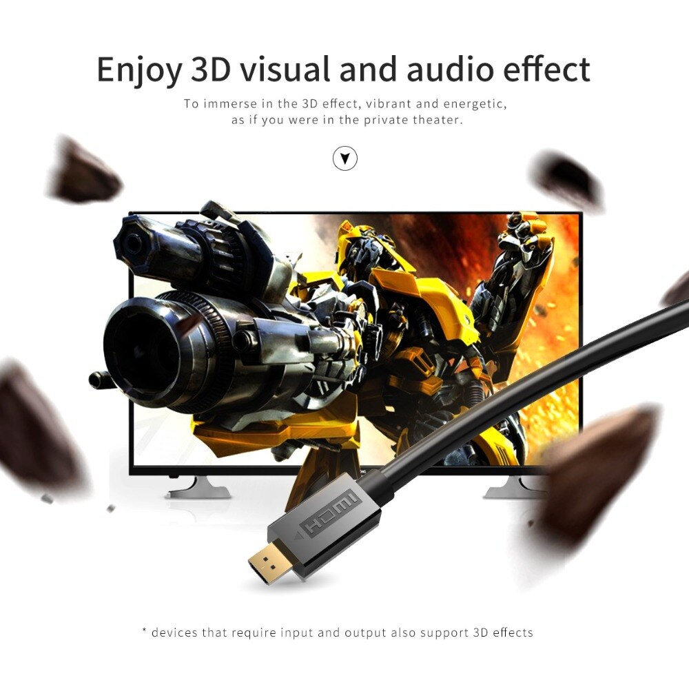 ORICO Mirco HDMI to HDMI Cable 4K 3D HDMI 2.0 Connector For LCD TV Projector PS3 PS4 xbox 360 PC Hdmi Video Cable