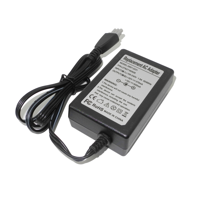 Cargador adpatador de CA para impresora, accesorio para HP Deskjet F2180 F2280 0957 D1460 Photosmart C4380 C4382 C4383 C4384, 32V375mA 16V500mA 2231-1420