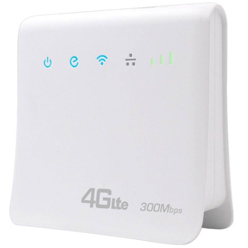 300Mbps Wifi Routers 4G Lte Cpe Mobiele Router Met Lan-poort Ondersteuning Sim-kaart Draagbare Draadloze Router Wifi 4G Eu Plug: Default Title