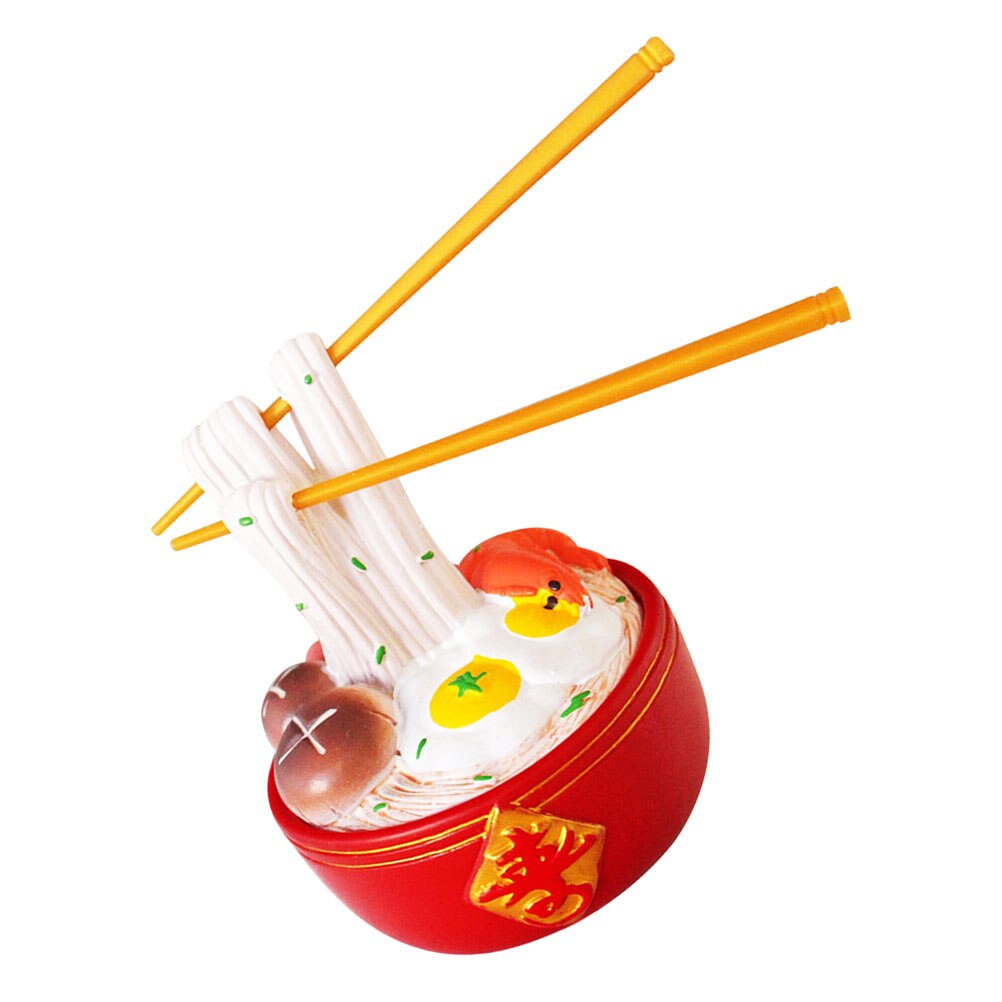 Chinese Style Birthday Cake Decor Resin Longevity Noodle Resin Birthday Noodle Decor