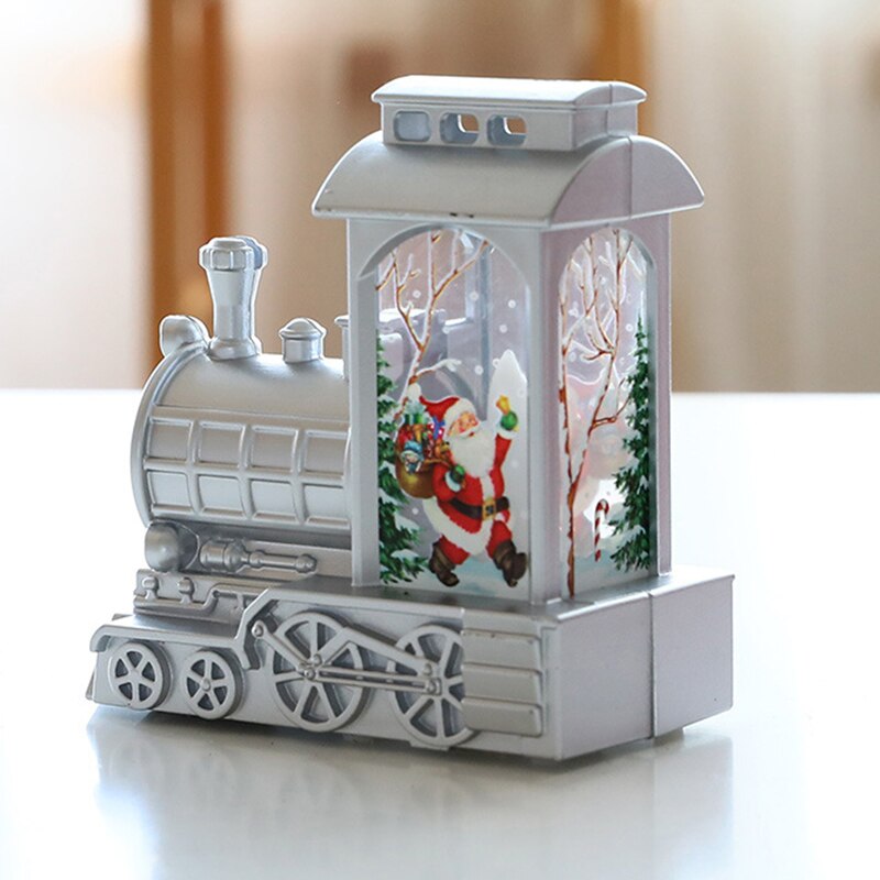 Weihnachten Dekorationen Für Haus Laterne LED Kerze Tee Licht Kerzen Weihnachten Baum Ornamente Santa Claus Elch Lampe Neue Jahr