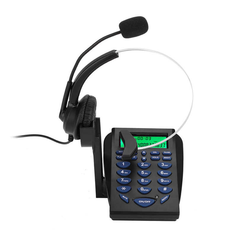Business Office Multi-Functionele Telefoon Dial Pad Call Center Verkeer Telefoon Headset Telefono Fijo
