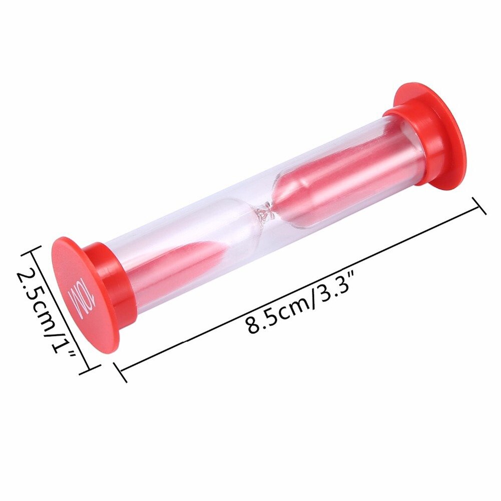 6Pcs Kid 6 Kleuren Klaslokaal Spel Zand Klok Timer Zandloper Zandloper Home Decor
