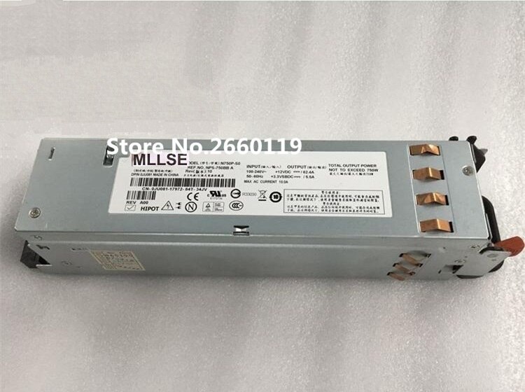 Server Power Supply 750W for Dell PE2950 Z750P-00 N750P-S0 JX399 Y8132 - Used