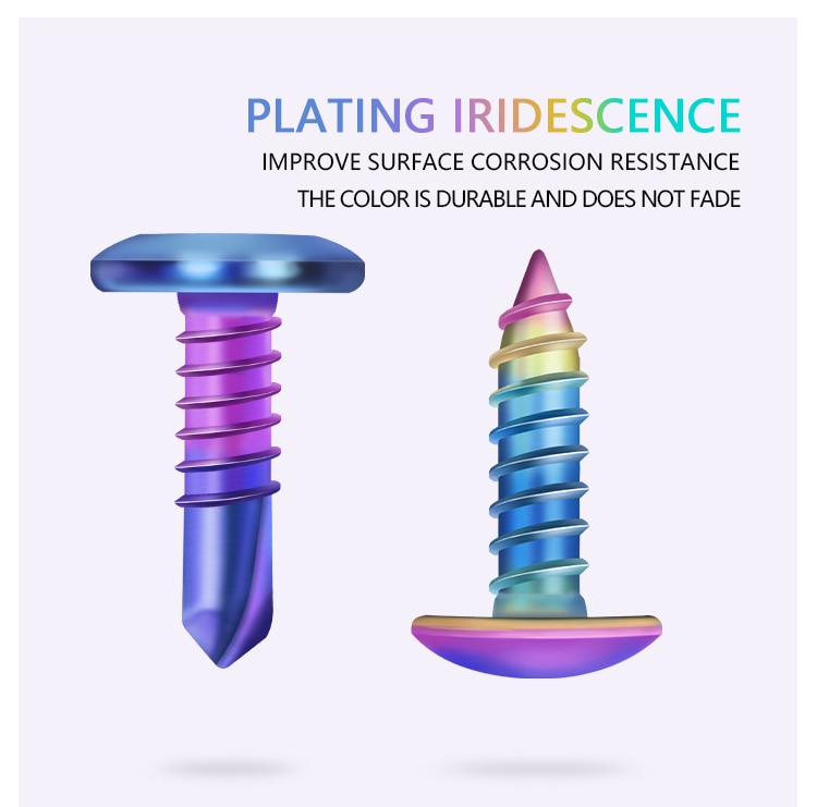 M4*16 M5*16 Car Motorcycle hexagonal screws Phillips screws stainless steel Self-tapping Screw