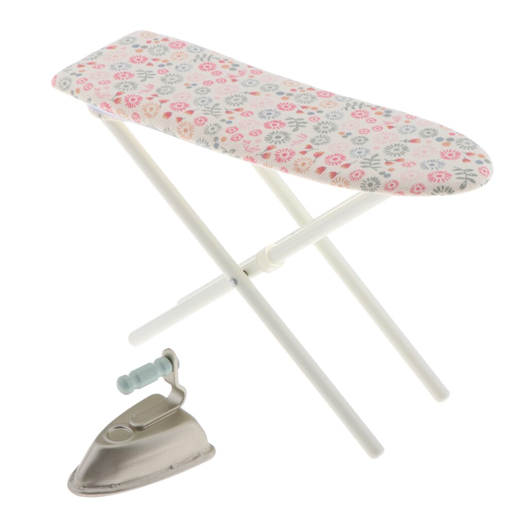 1:6 schaal poppenhuis mini strijkplank model poppenkamer decoratie accessoire kinderen