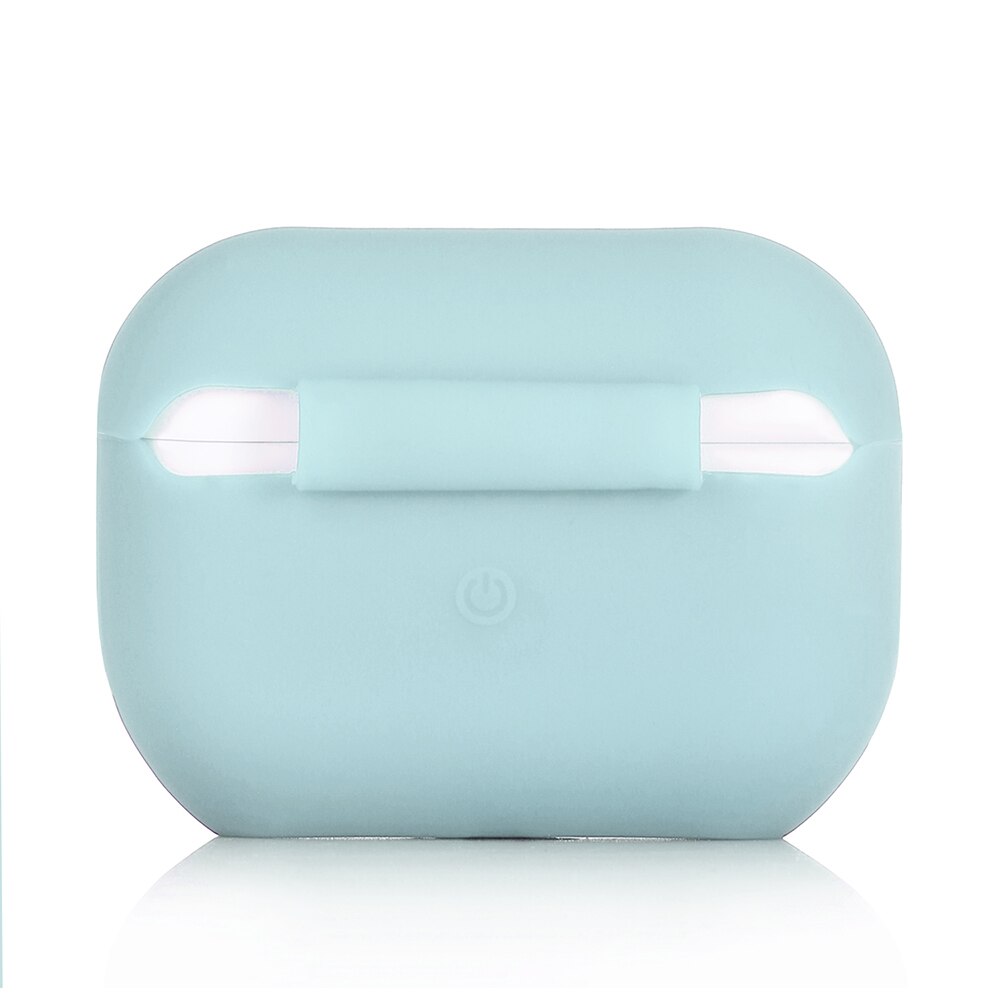Futerał silikonowy do etui Airpods Pro do Airpods bezprzewodowe słuchawki na Bluetooth obudowa z ładowarką do AirPods pro 3: Blue
