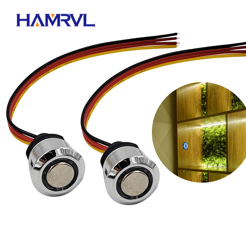 2 stks Led Dimmer 12 v Touch Schakelaars Voor LED Strip Licht Traploos Dimbare Helderheid Controller DC 5 V-24 V Licht Dimmer Controle