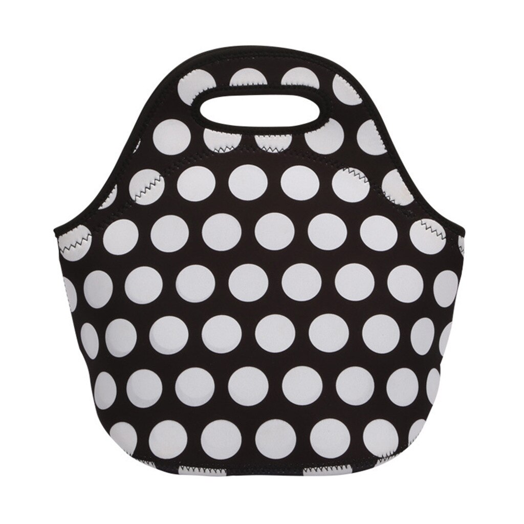 Neoprene Lunch Tote Bag Insulated Waterproof Lunch Box for Women Adults Kids Cooler Lunch Box Portable Bags пищевые пакет: B