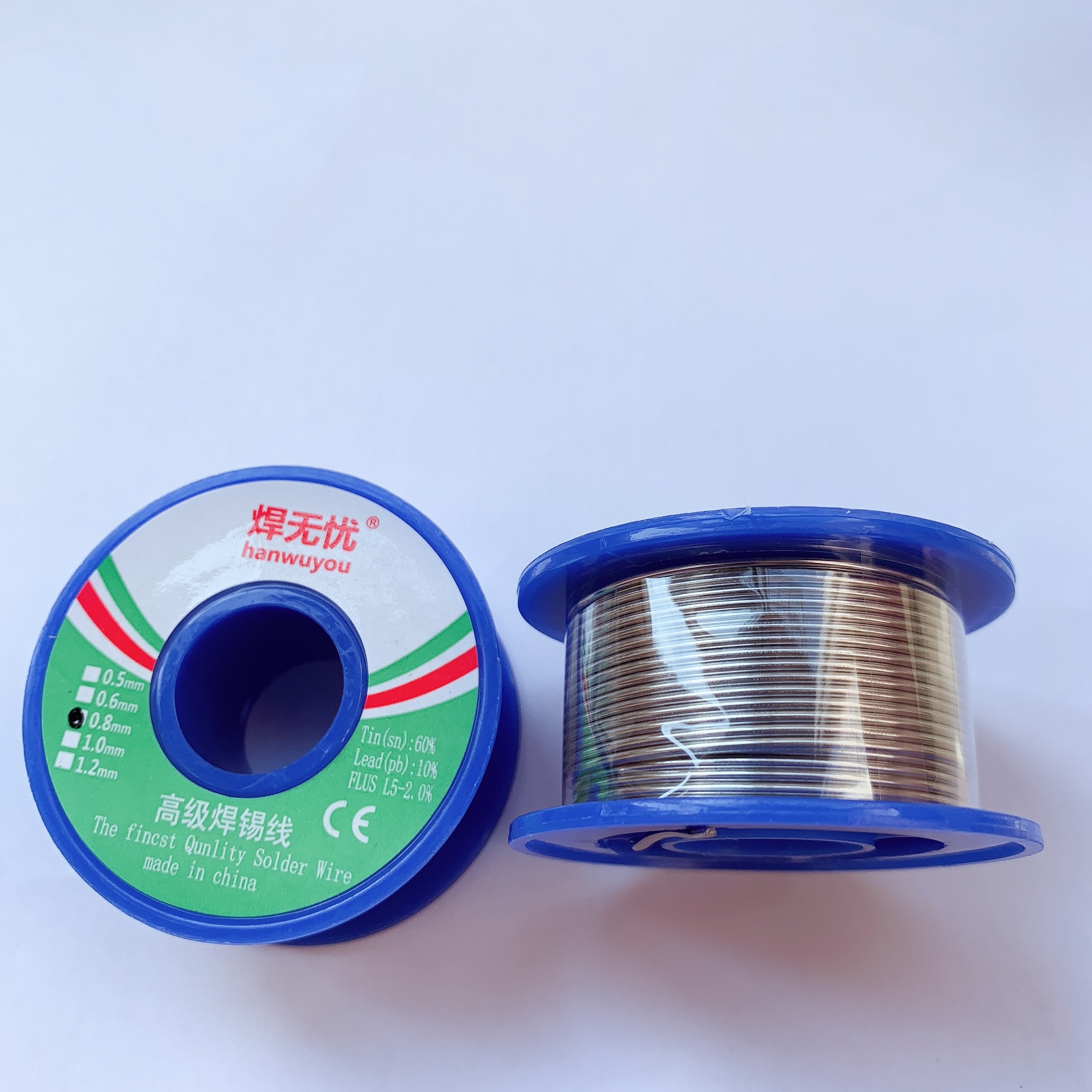 50g solder wire 0.5/0.6/0.8/1.0/1.2mm 2.0% Tin Lead Tin Wire Melt Rosin Core Solder Soldering Wire