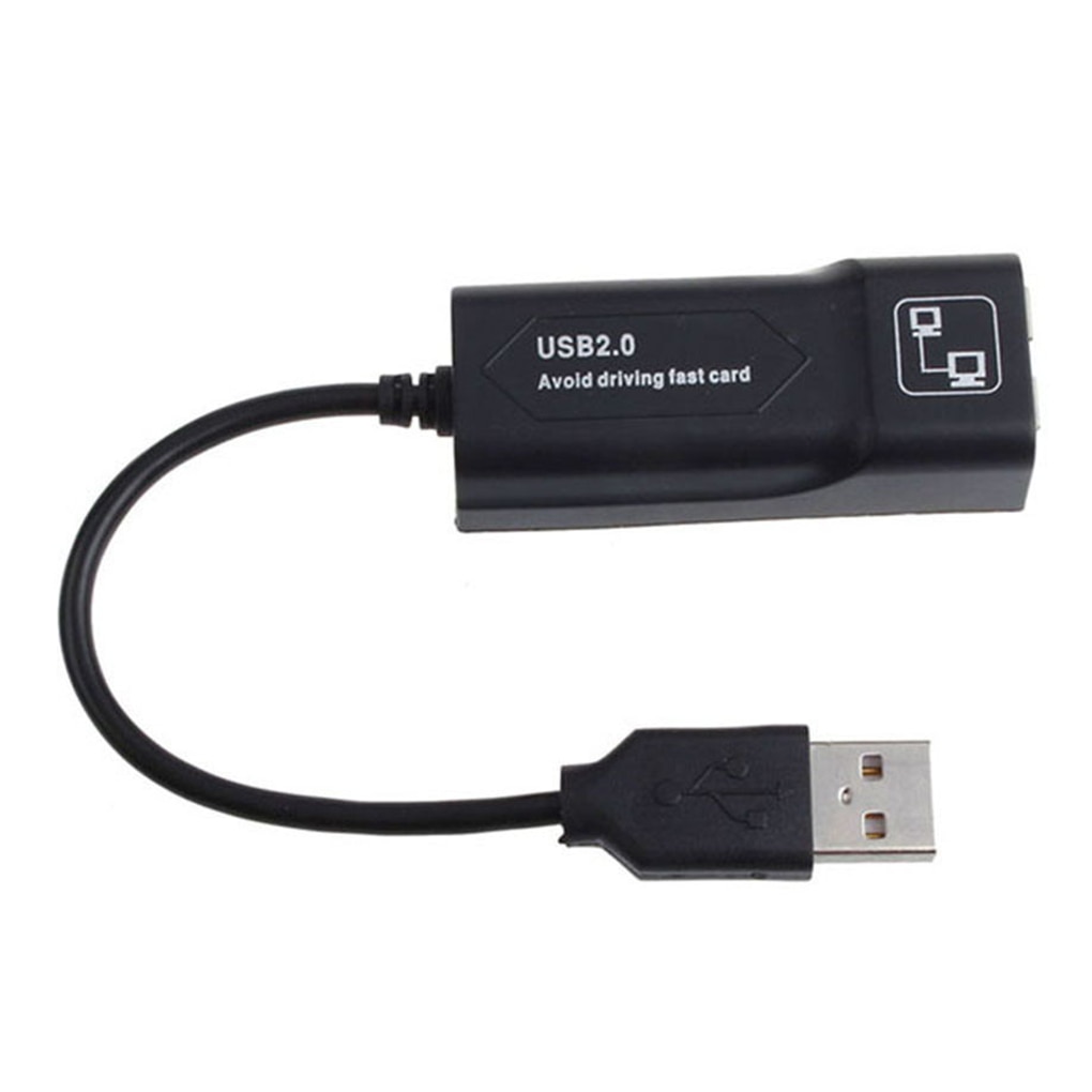 Wired USB Ethernet Adapter 10/100 Mbps USB 2.0 Network Card to RJ45 Lan Mini Network Adapter for Win7/Win8/Win10