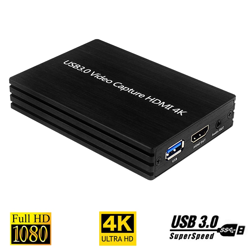 4K @ 60Hz Hd USB3.0 Hdmi Video Capture Card 1080P Hdmi Naar Usb Video Capture Adapter Voor obs Vastleggen Live Game Record