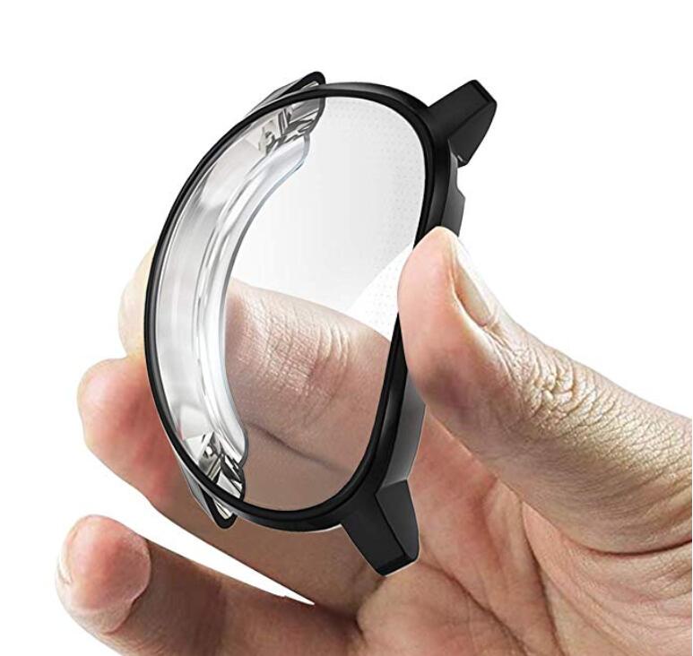 Skyddsfodral för garmin vivoactive 3 musik smart klocka soft tpu all-around ultratunna genomskinliga täckbandstillbehör