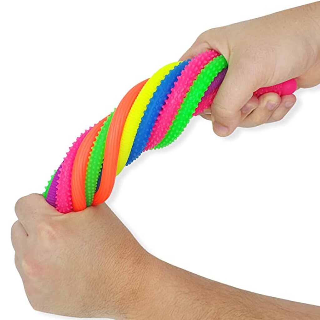 Colorful Anti-Stress Sensory Relieve Toys Calming Stretchy Stress Anxiety Relief for Homeschool Office Decompression Toys