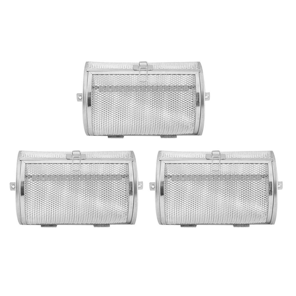 3x rustfrie ovnkurv kaffebønner bakerot rotisserie grillbur
