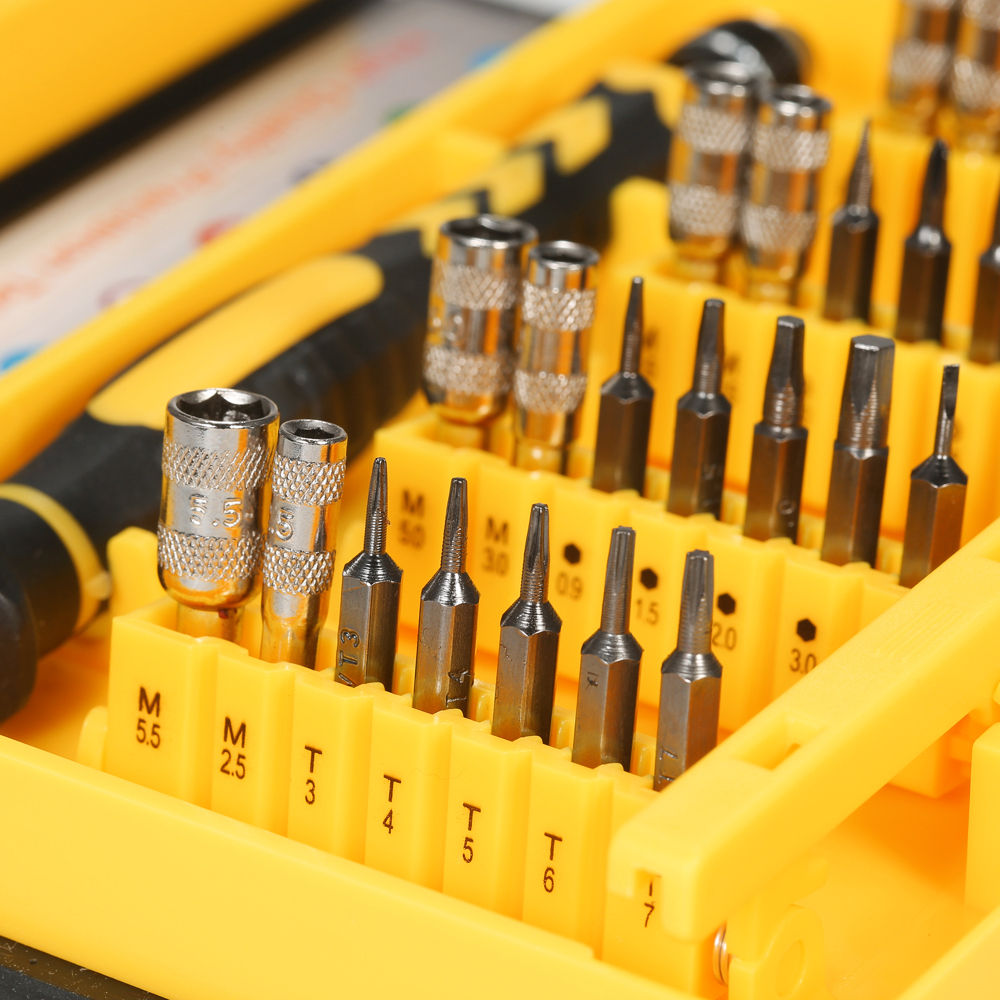 38 en 1 multi-tul précision tournevis ensemble outil de télécommunication Torx Hex fendu Phillips outils de réparation pour téléphone portable ordinateur portable