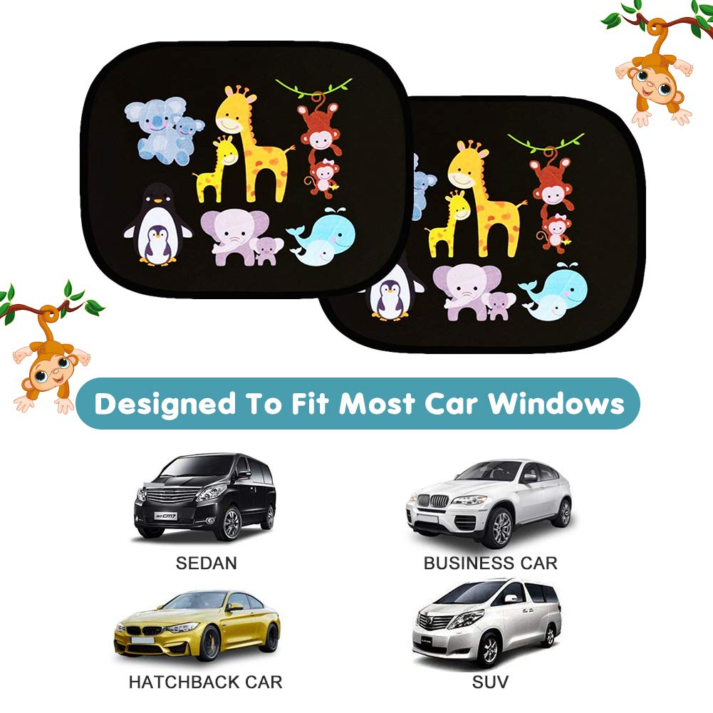 Auto Zon Shades Auto Window Shades Voor Achter En Zijruit Auto Hitteschild Beschermen Baby Venster Schaduw Zijruit zonneschermen