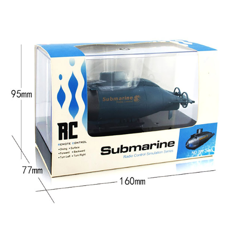 Mini draadloze afstandsbediening submarine Duiken Drijvende 40 MHz Remote Radio Control Boten Model Speelgoed Vis Torpedo Kids Water Speelgoed