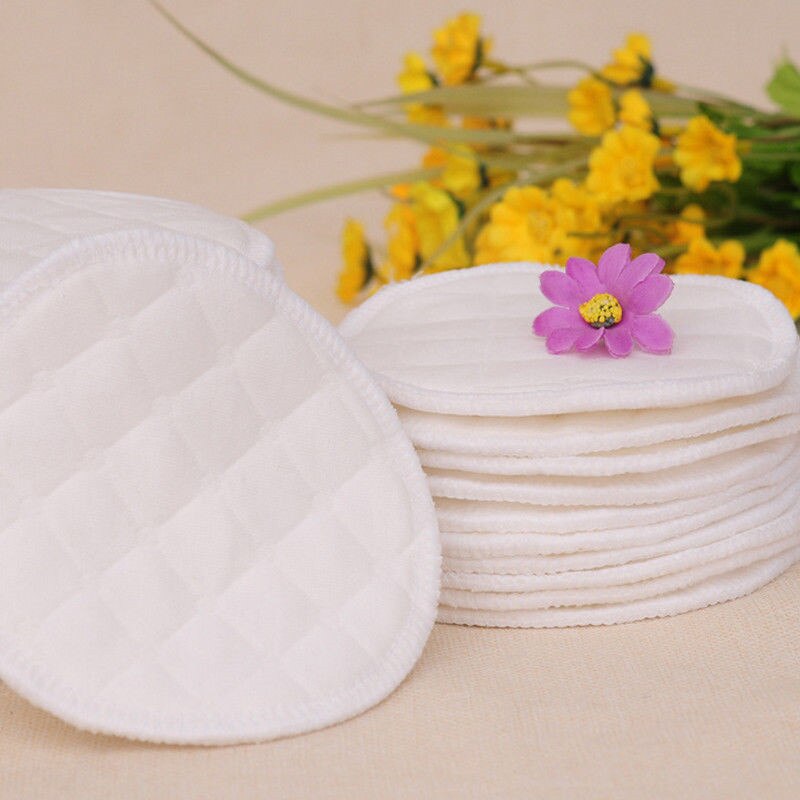 6Pcs Baby Feeding Breast Pads Washable Nursing Pad Soft Absorbent Reusable Nursing Anti-overflow Maternity Nursing Pads