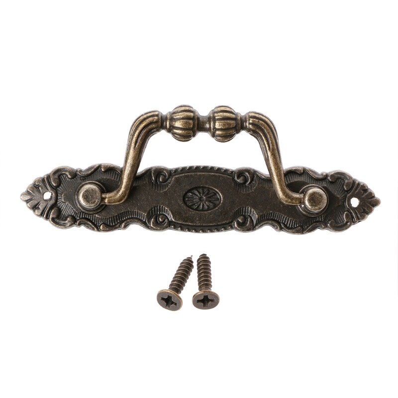 Antique Cabinet Drawer Handle Bronze Door Handle Chest Dresser Vintage Pull Knob Shippinp
