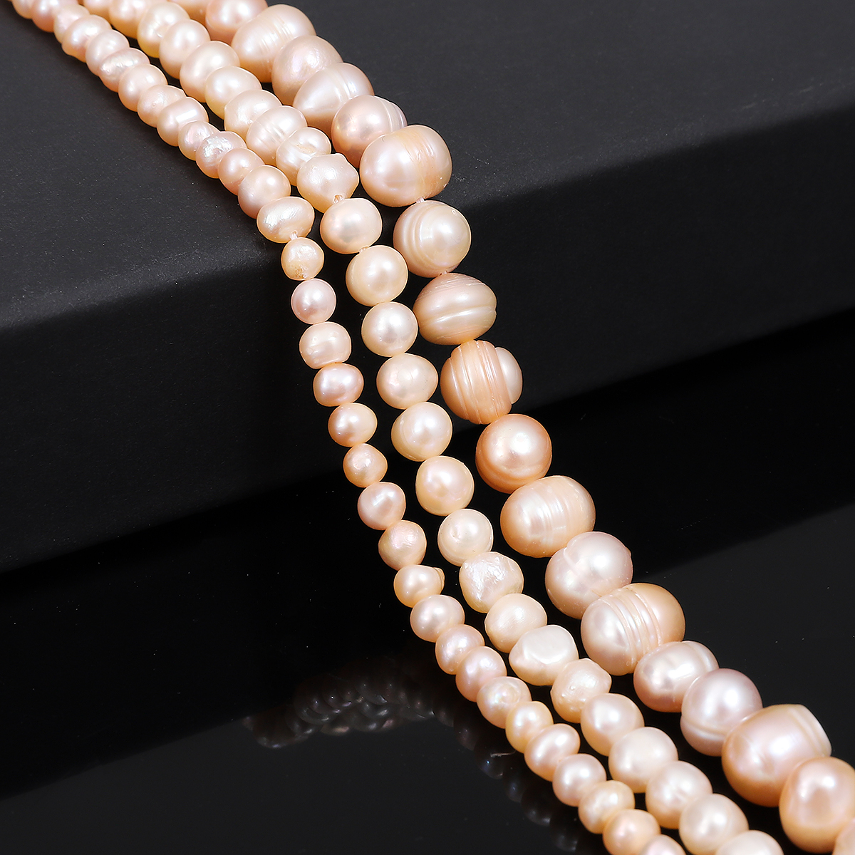 10 stk. naturlige ferskvandsperler barok uregelmæssige perler til gør-det-selv elegant smykkefremstilling øreringe armbånd halskæde tilbehør