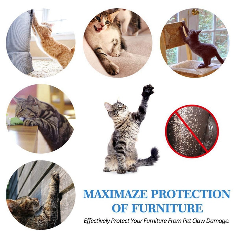 Couch Kat Scratch Guards Mat Schraper Kat Krabben Klauw Post Katten Scratcher Poot Pads Huisdier Meubels Sofa Protector