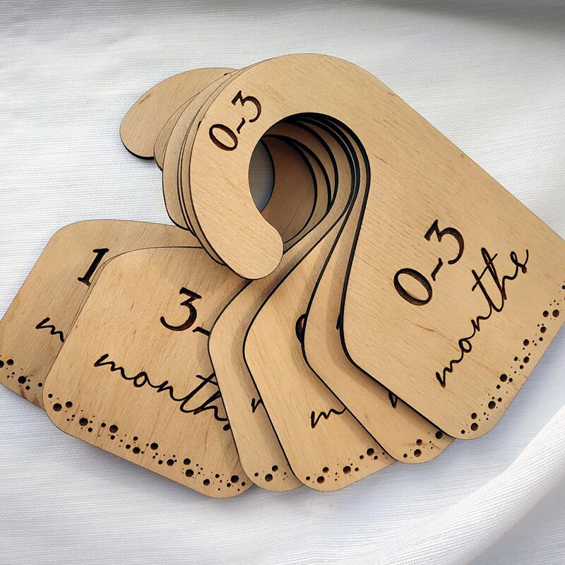 Houten Baby Closet Divider Houten Tissue Wit Houten Kleuterschool Kleding Divider Houten Baby Closet Tissue