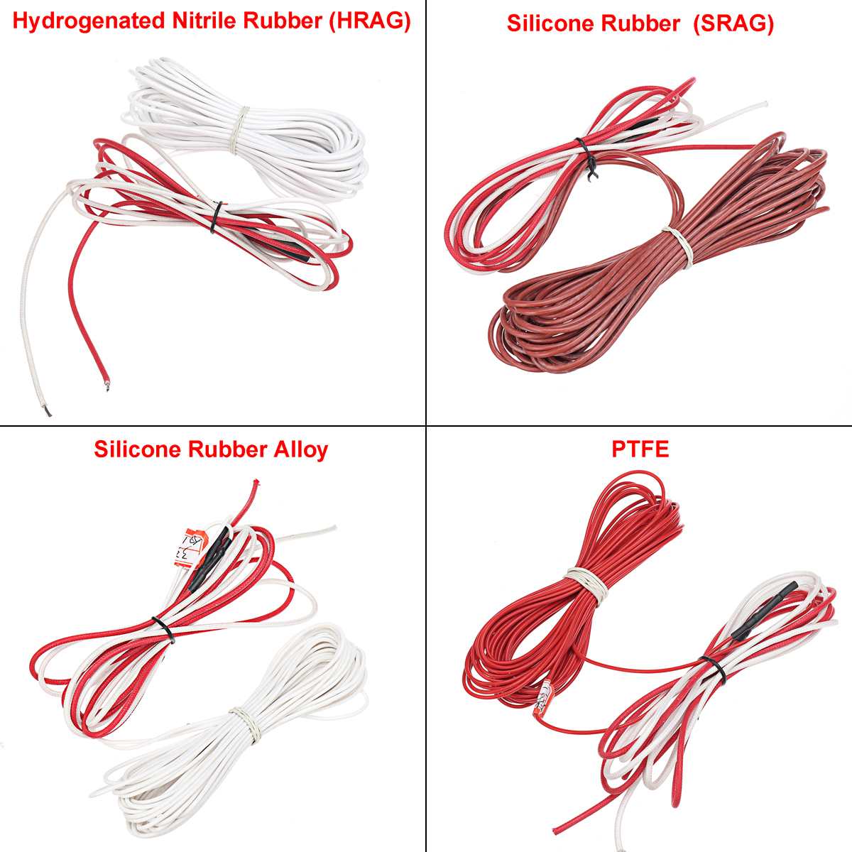 low cost multipurpose 12K 33ohm carbon fiber heating cable floor heating wire 10m infrared heating cable HRAG/PTFE/SRAG