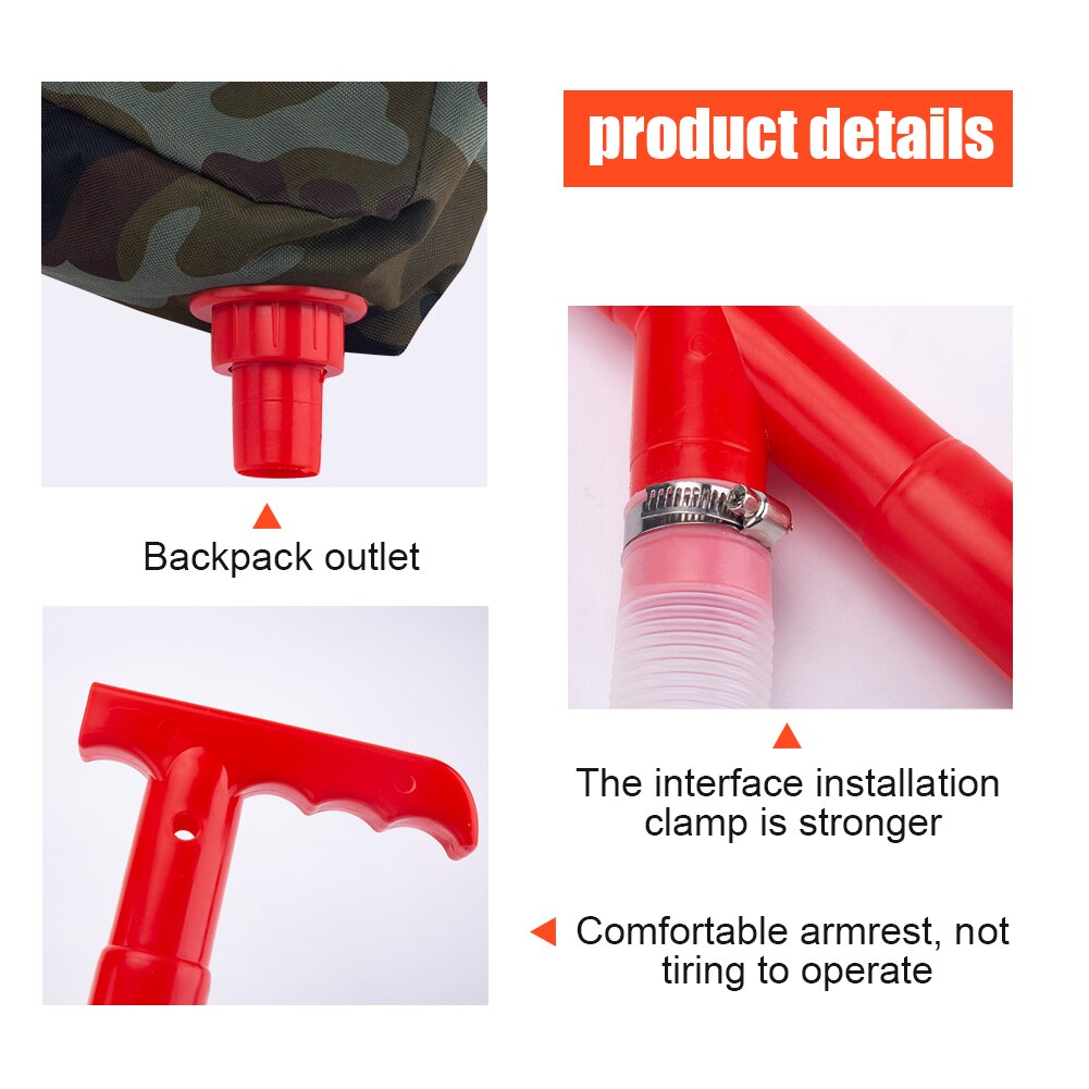 Fertilizer Spreader Tool With Bag Manual Dressing Home Single Tube Garden Supplies Accessories Agricultural Vegetable Tree Top