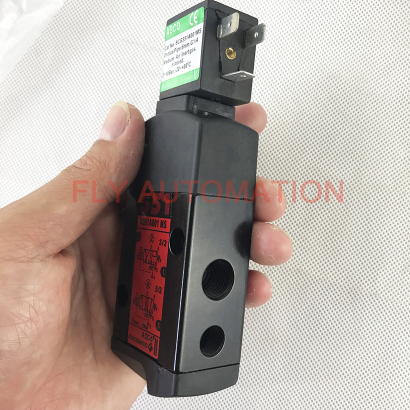 EF8551A001 8551A001 ASCO 8551 series 1/4" Aluminum Body Direct Acting Explosion Proof Solenoid Valve