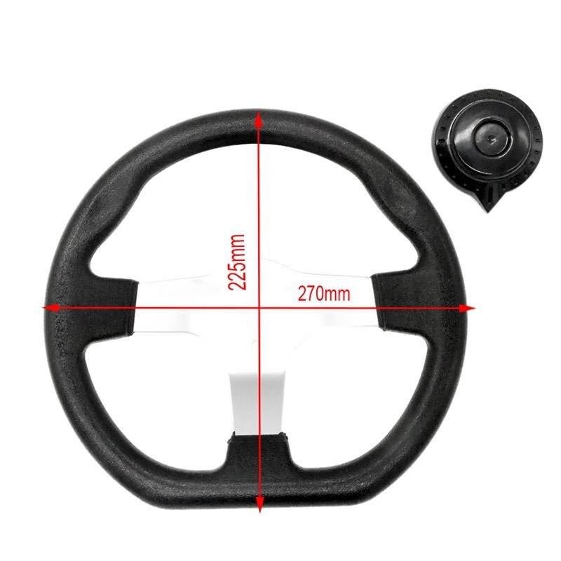 270Mm Off-Road Kart Steering Wheel For Electric Go Kart Off-Road Scooter Karting Balance Car