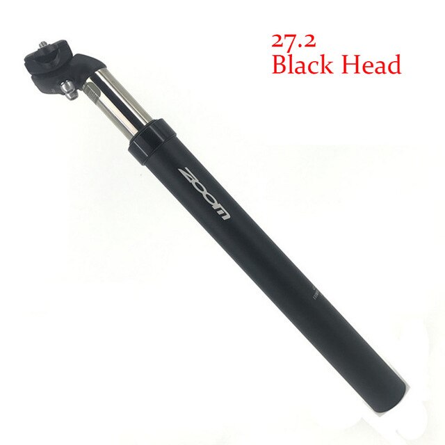 ZOOM Suspension Bicycle SeatPost 27.2x350mm 31.6x350mm MTB Seat Post Aluminium Bike Shock Absorption Damping Seat Tube: Black272